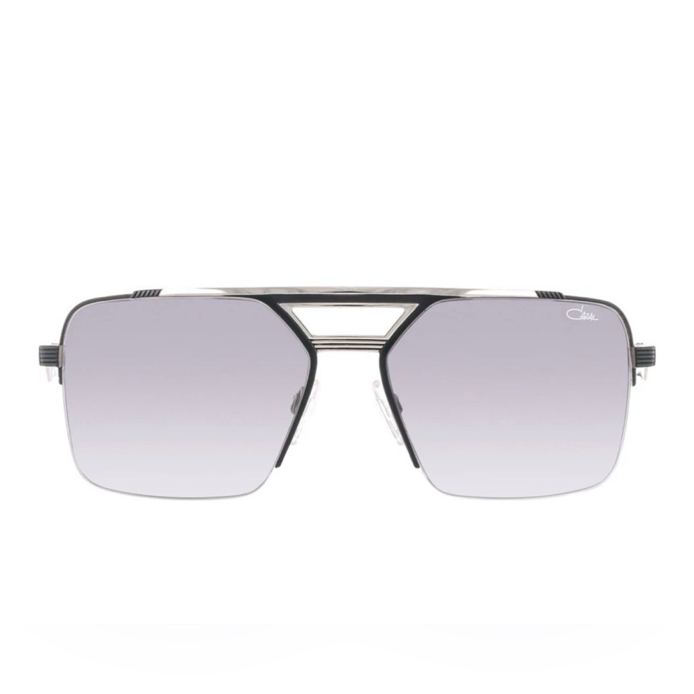 Cazal 9102 Col. 002/Black and Silver/Mens Iconic Sunglass/ NWOT/Iconic